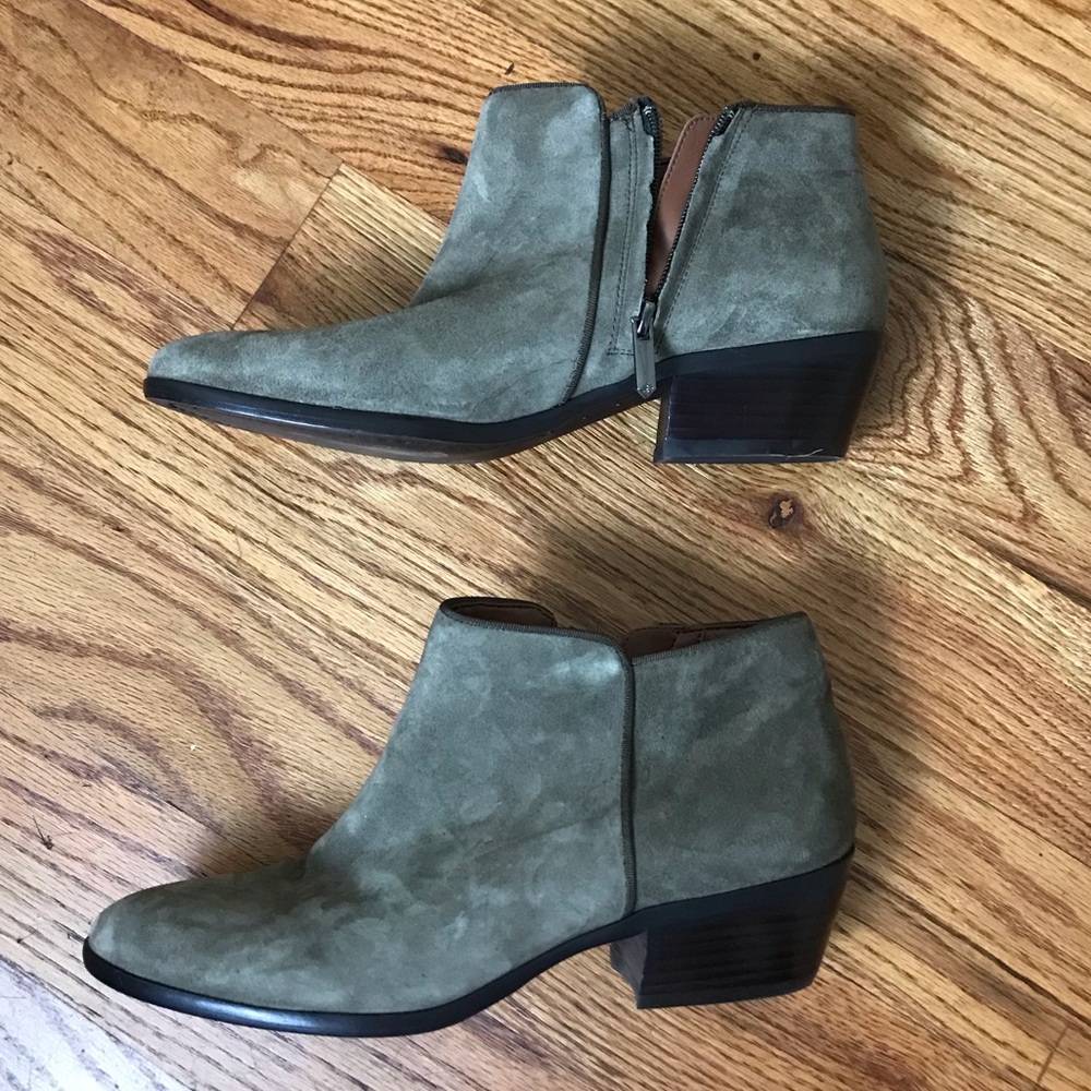 Sam Edelman Olive Leather Booties